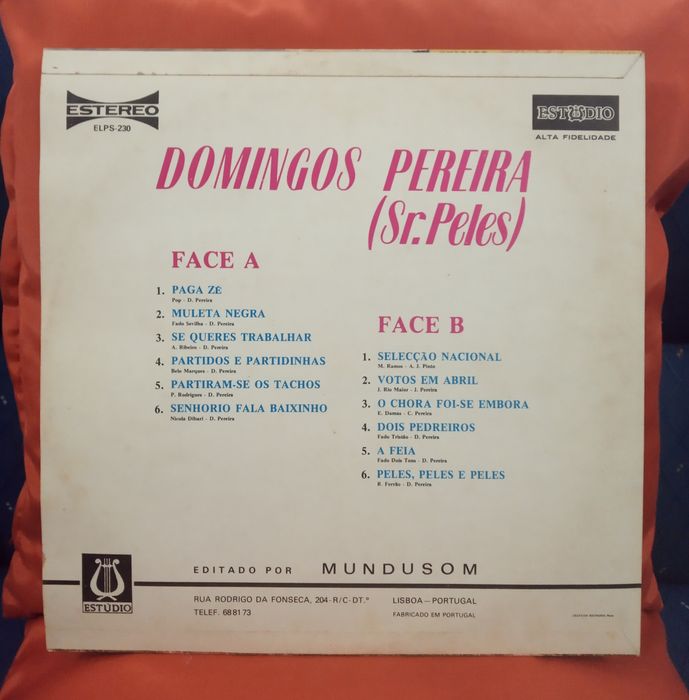 LP VINIL - Domingos Pereira (Sr. Peles)