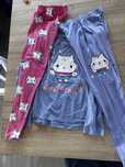 Koci domek Gabi legginsy i bluzka 140