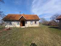 Dom z bali drewnianych na działce 9600 m2
