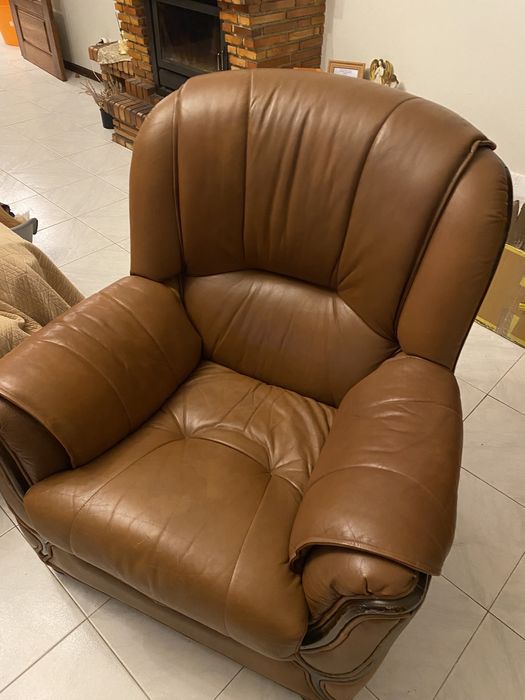 Sofás de sala todos de pele