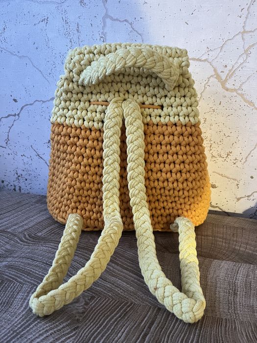 Plecak cytrusowy handmade