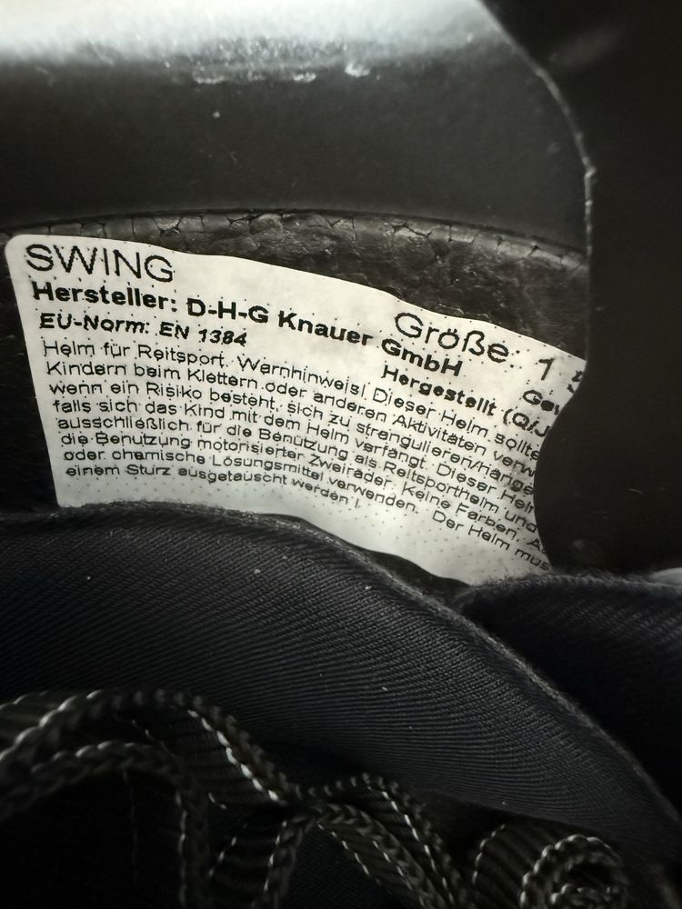 Kask jeździecki toczek Swing