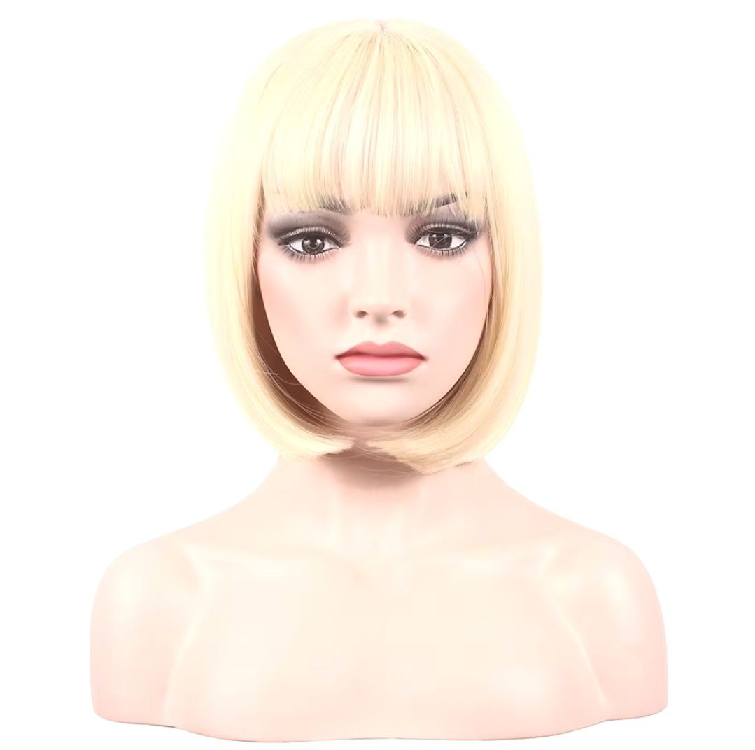 Peruka jasny blond bob
