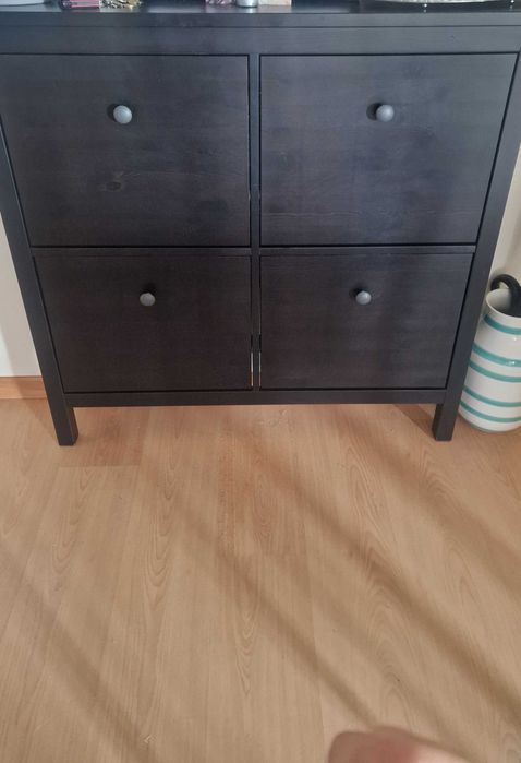 Sapateira HEMNES c/4 compartimentos
