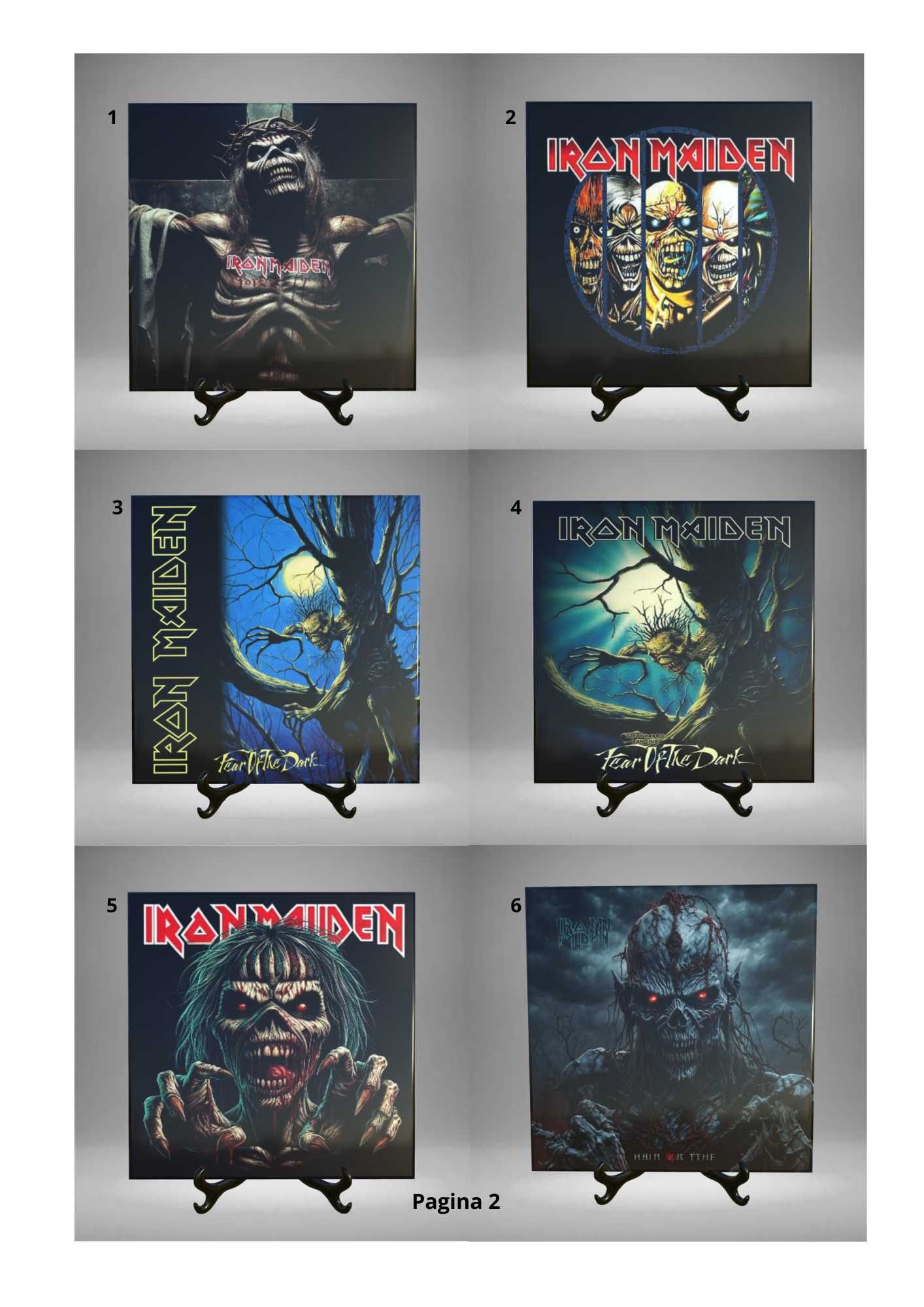 Azulejos decorativos Iron Maiden Metal Esqueleto