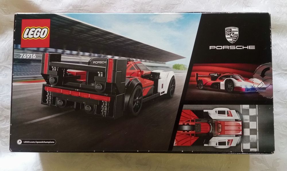 lego, Porsche 963, 9+, 76916, klocki, speed champion, auto, samochòd