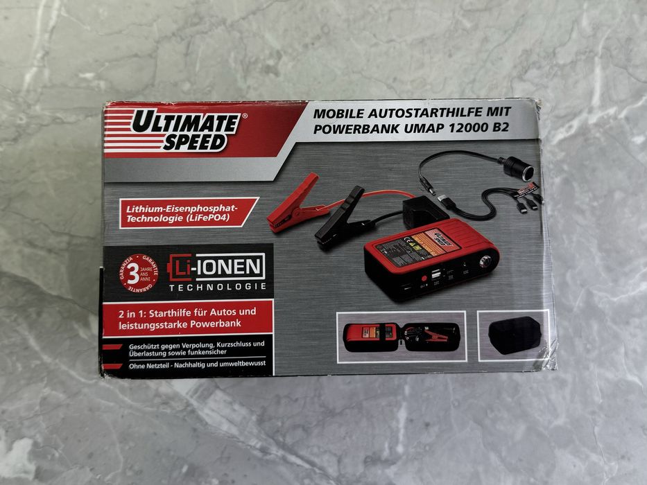 Автомобільний бустер, пусковий пристрій, Ultimate Speed UMAP 12000 B2