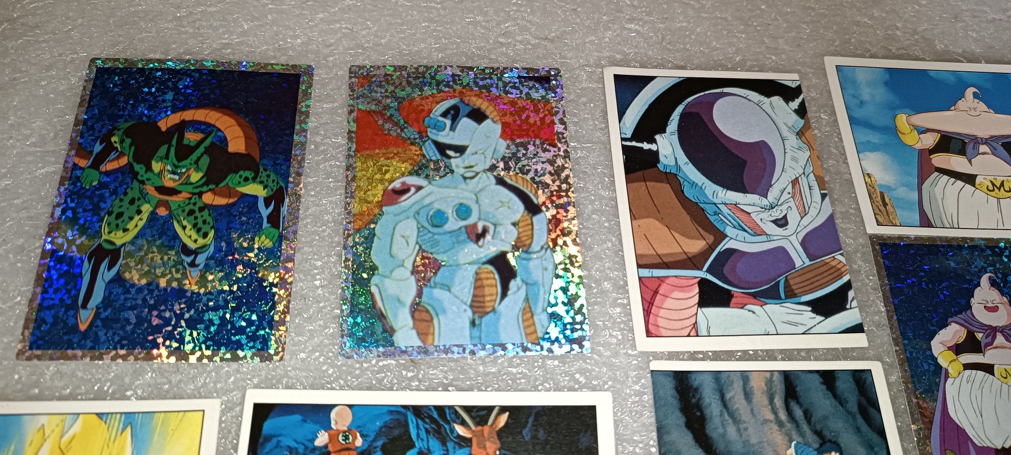 raros e antigos cromos dragon ball Z