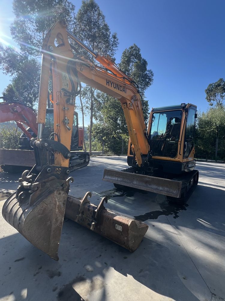 Hyundai 60cr9 engate hidraulico 3 baldes