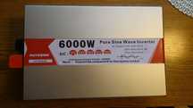 Inwerter, przetwornica 3000/6000 wat, 12V/230V, pełny sinus.