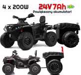 QUAD + PRZYCZEPA Can-am outlander 24V 4x200W DK-ca005 dla dzieci