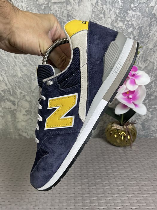 New Balance 996 кроссовки 42 размер спортивные замшевые синие