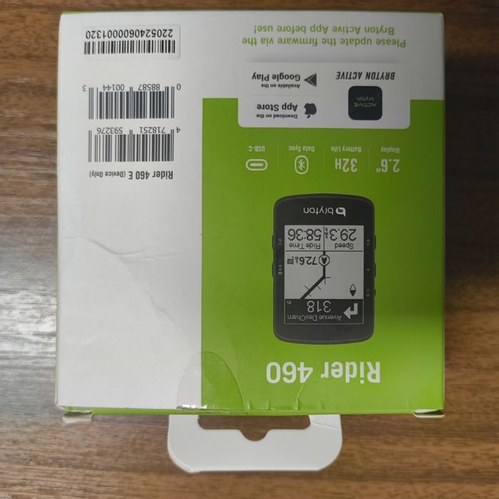 GPS Bryton Rider 460 Bundle (Cadência + Fita Cardíaca)