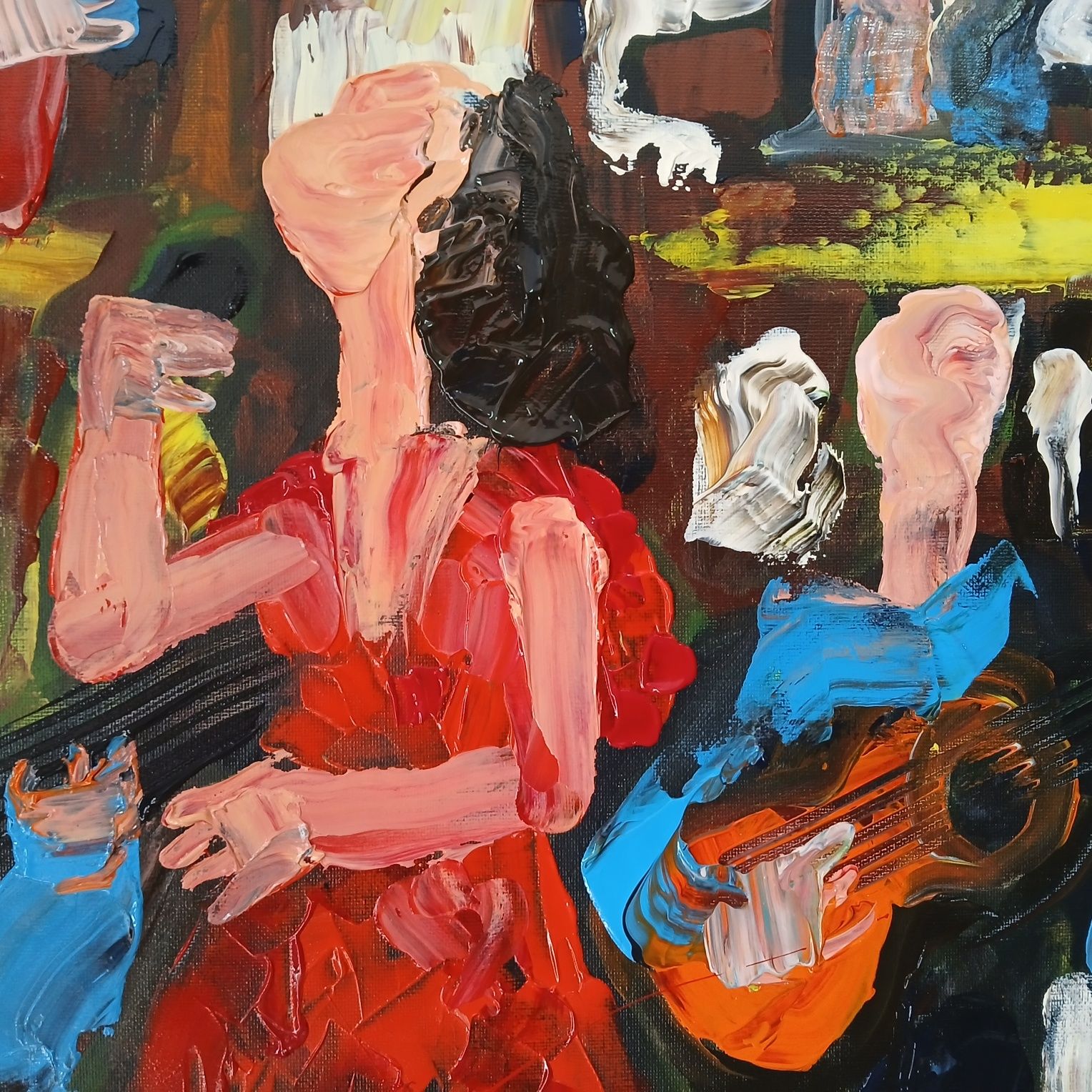 Acrílico sobre tela, 50x50cm, 2025