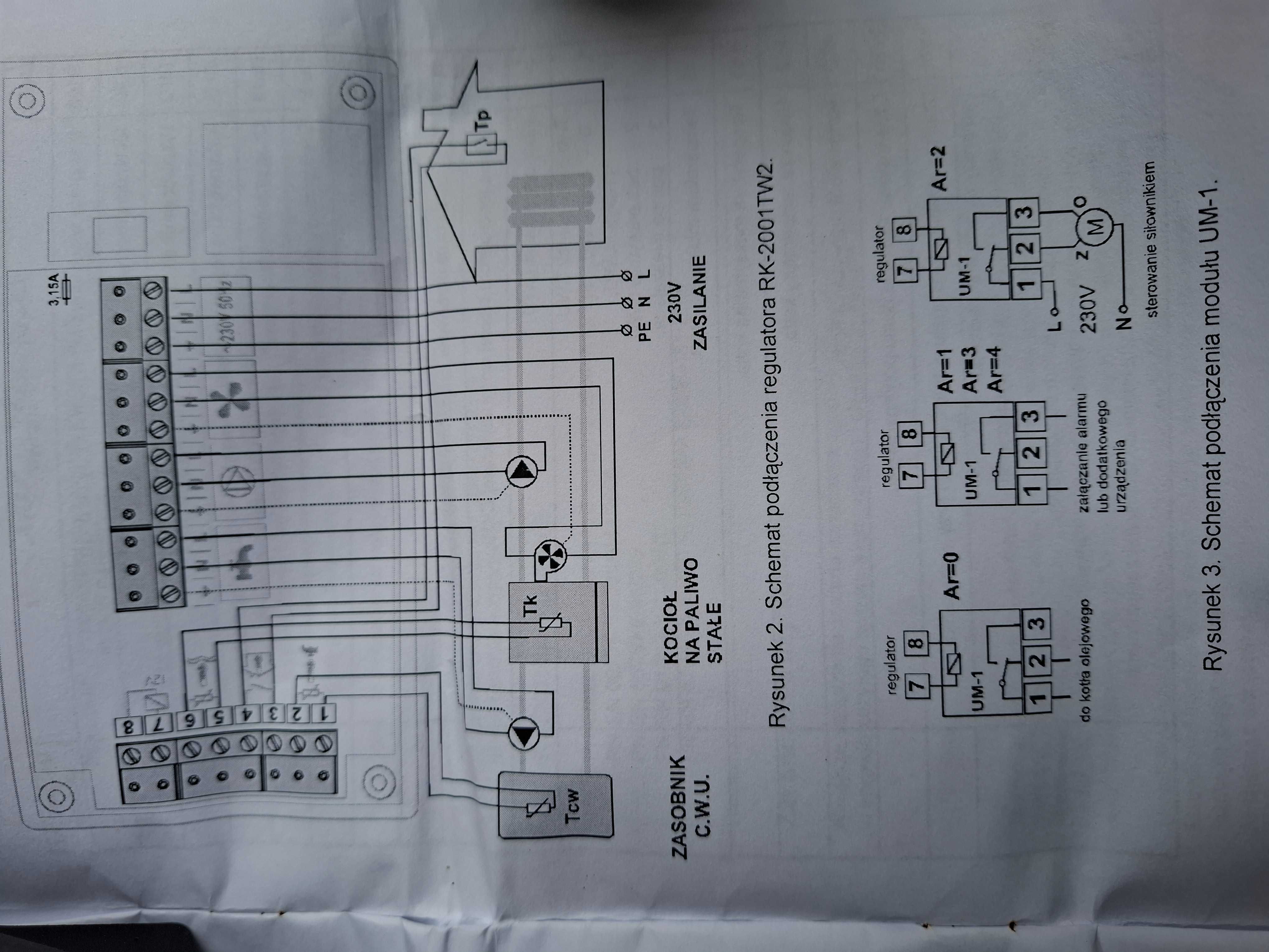 Regulator temperatury kotła RK-2001TW2