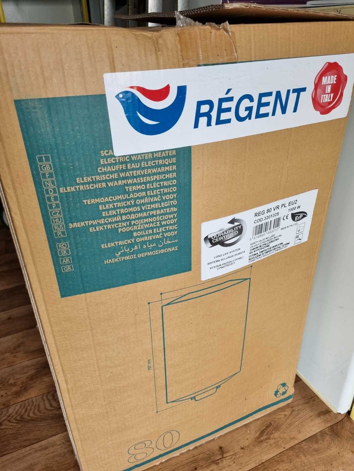 Podgrzewacz elektryczny Regent pionowy 80 V EU2
