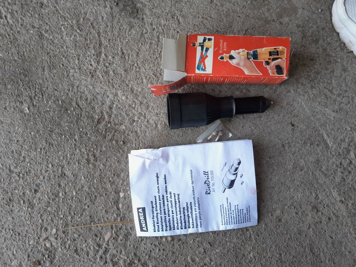 Nitownica adapter na wkrętarkę RiveDrill E95H