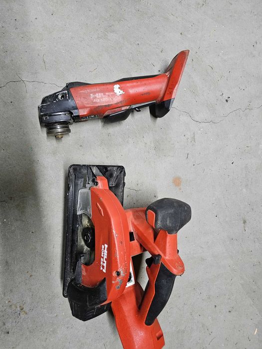 Szlifierka oraz pilarka tarczowa Hilti 21,6 V / SCM 22-A / AG 125-A22