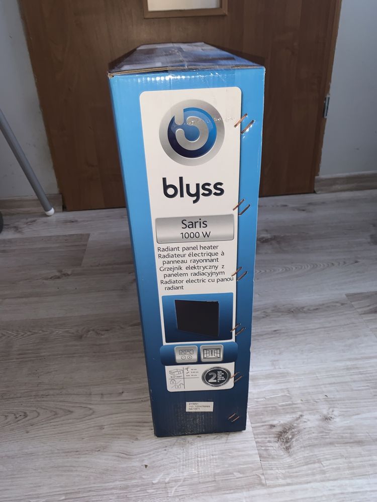 Grzejnik elektryczny Blyss Saris 1000 W antracyt