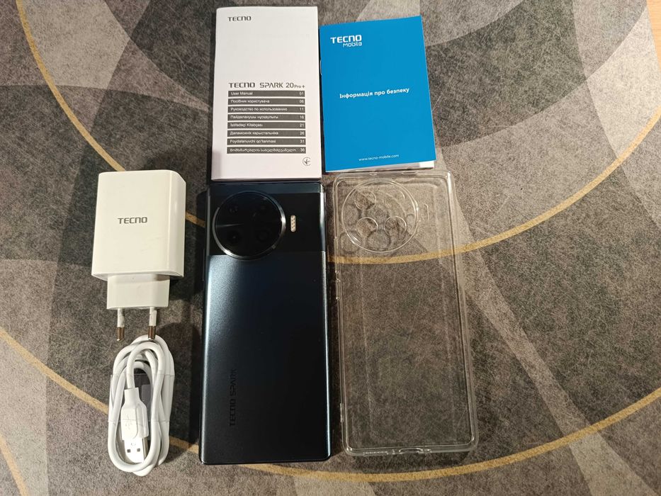 Продам Tecno Spark 20 Pro Plus  16/256gb. оригинал , цвет синий .