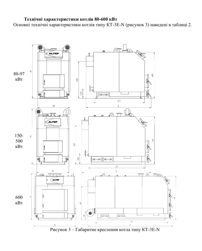 Котел ALTEP Trio Uni Plus 150, твердопаливні котли АЛЬТЕП котлы