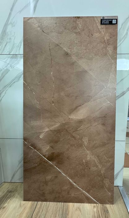 Płytka gresowa 120x60 z efektem CARVING | Satyna | Marmur gat. 1