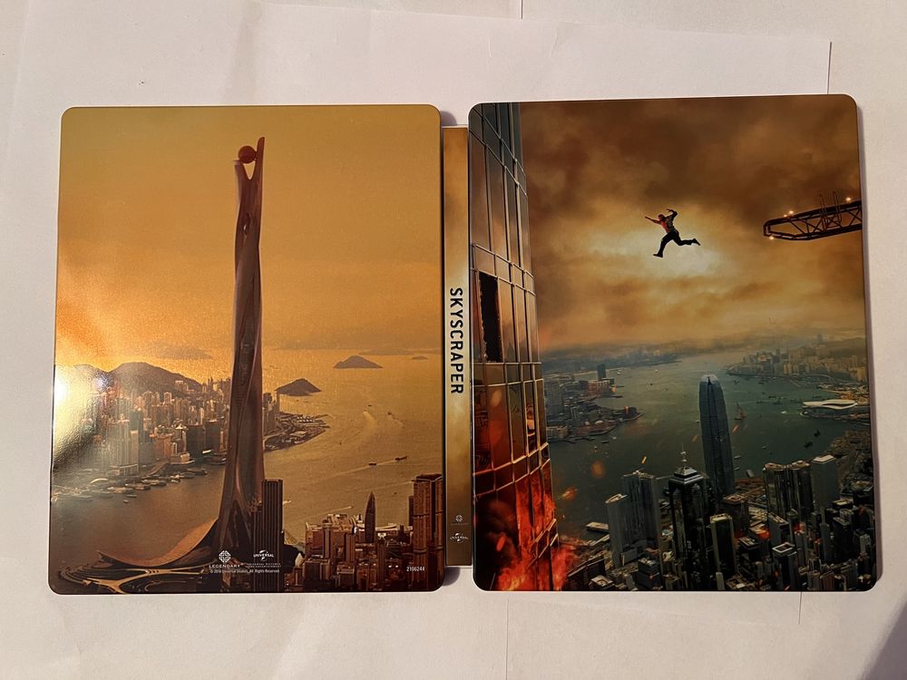 Skyscraper Blu-Ray Steelbook + protektor