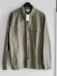 H&M nowa męska koszula kurtka koszulowa zielona khaki L