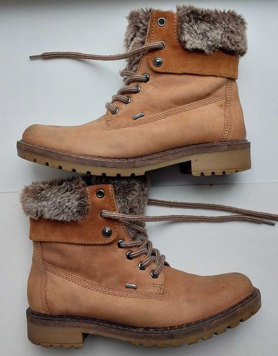 Landrover ботинки натуральная кожа мех зима Размер 38 Стелька 24,5 см