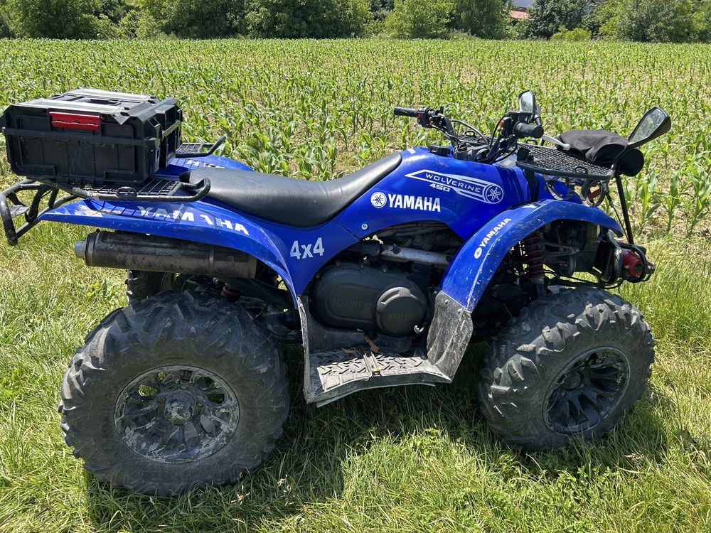 Quad Yamaha Wolverine 450 ,naped x4,zarejestrowany-cena do negocjacji