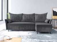 Narożnik Designerski Skandynawski 224×146 Rozkładany Sofa Bari RN12