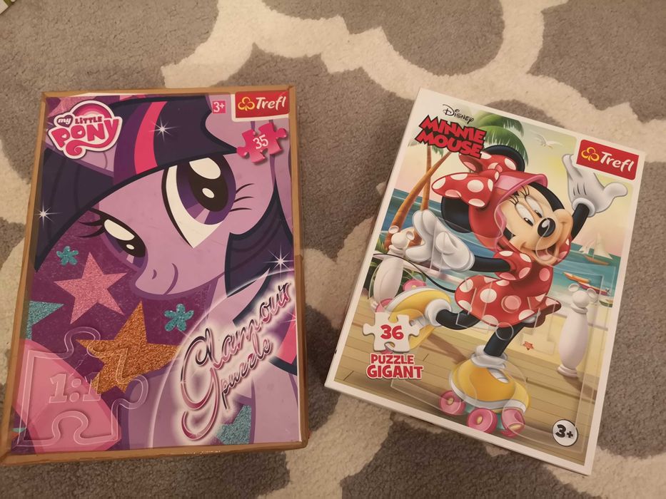 2 opakowania puzzli Trefl dla 3+