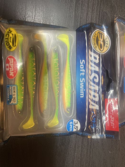 Amostras de pesca marca lucky john modelo basara 3,5”