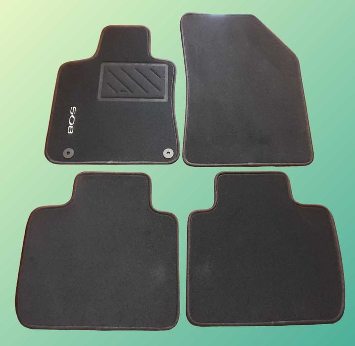 4 Tapetes Peugeot 208/308/308 SW/508/2008/3008