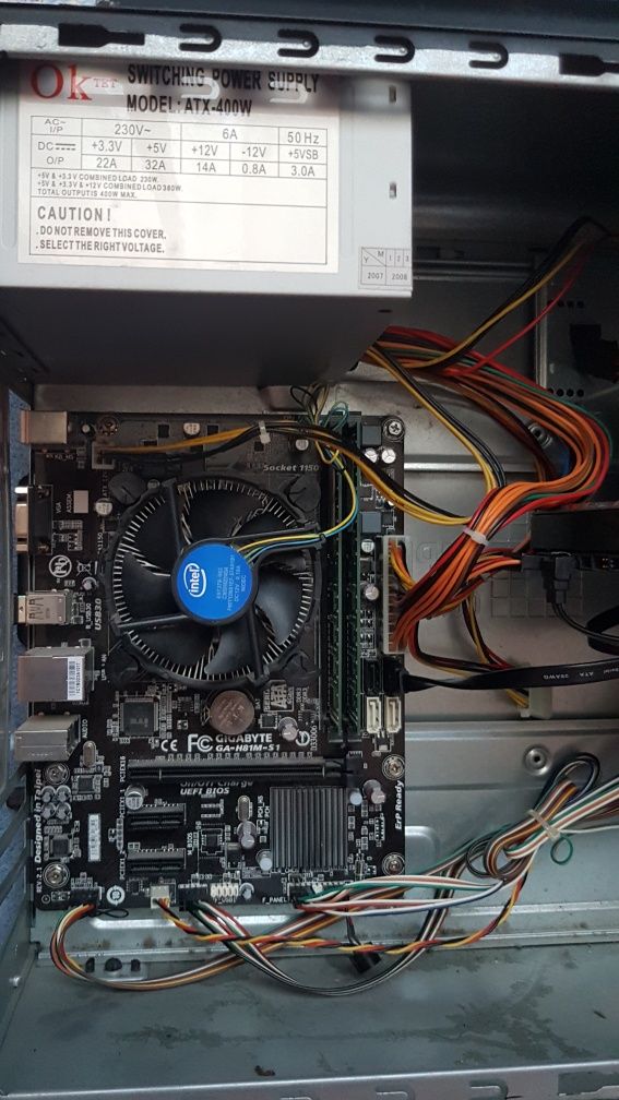 Продам компьютер на i3, 8gb, 580gb