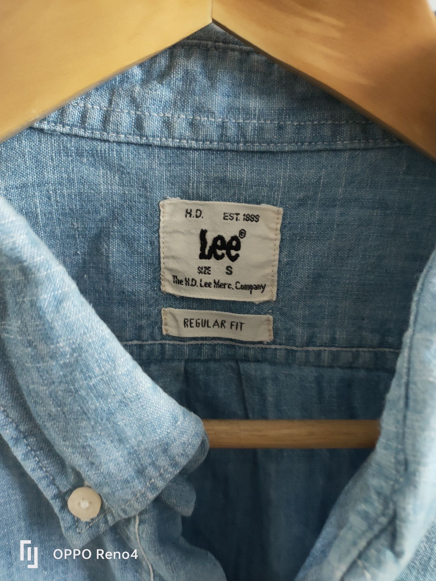 Męska koszula jeansowa Lee Regular Fit S