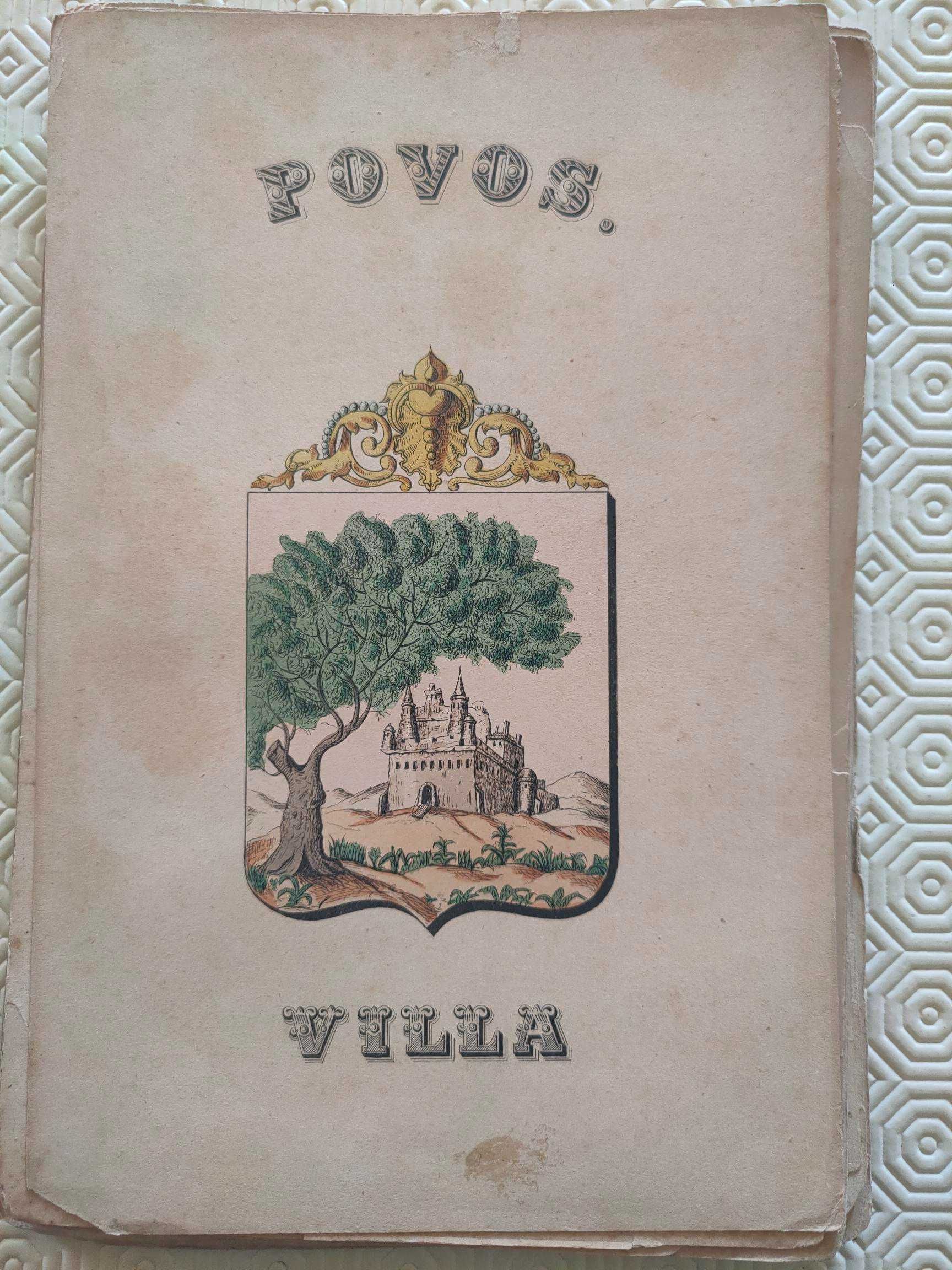 Gravuras de brasões de vilas de Portugal