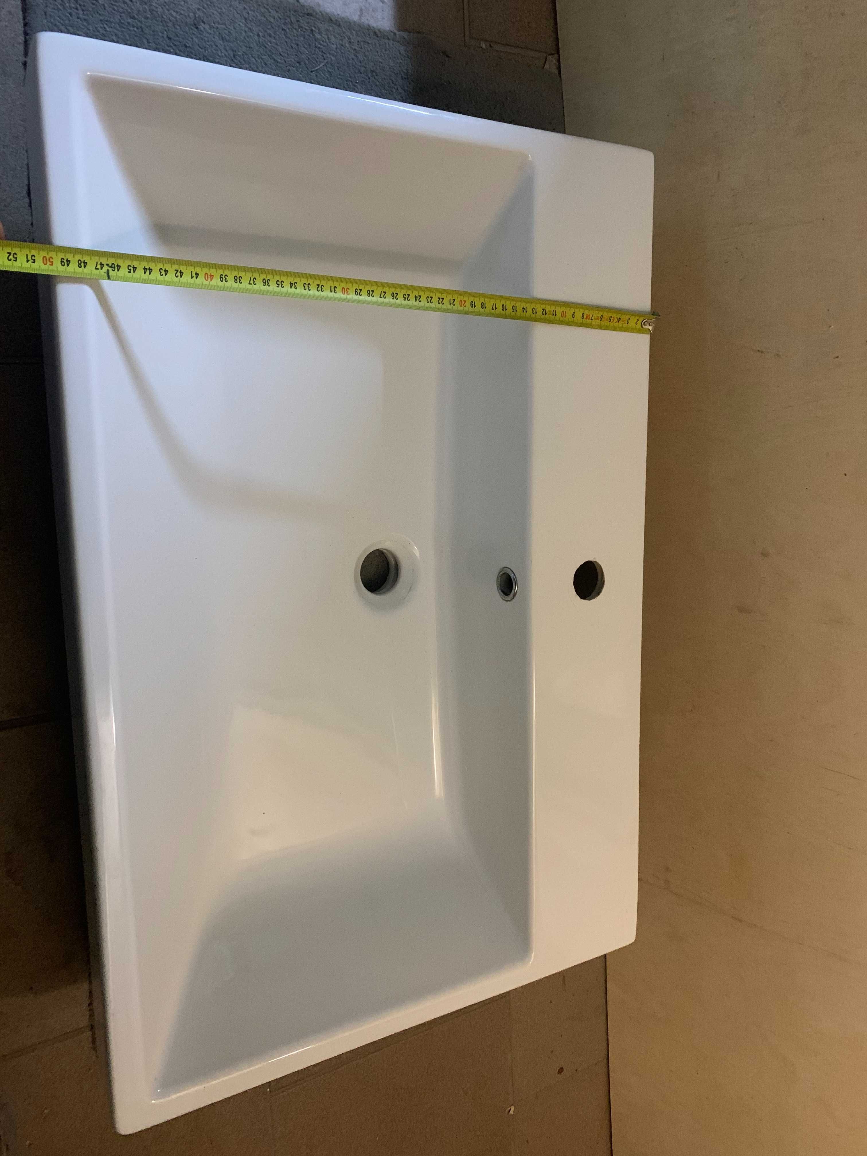 Umywalka CATALANO 75ZE - Bianco 3szt. 75x50