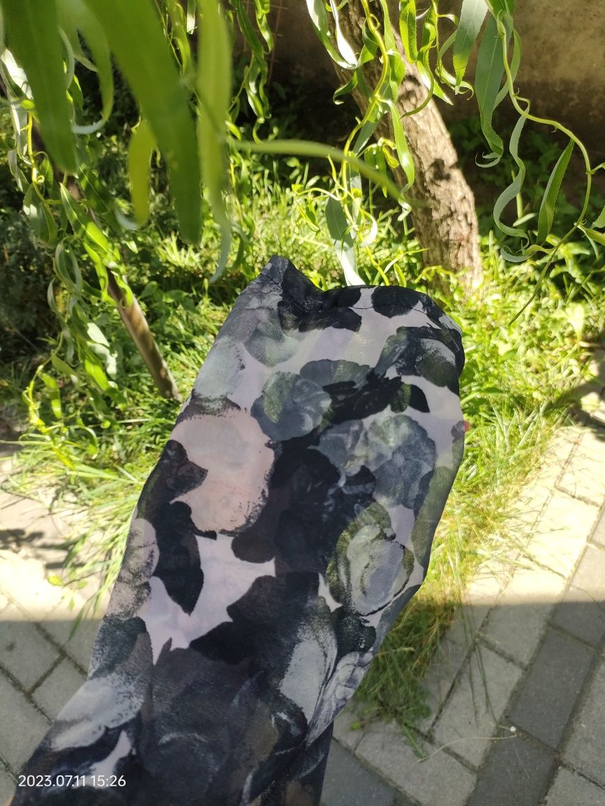 Poreo kimono mgiełka szlafrok na strój kąpielowy