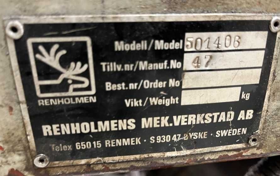 Gilotyna do stali Ursvik GST330 max 10mm Pneumatyczno-Hydrauliczna