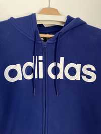 Hoodie Adidas azul tamanho M