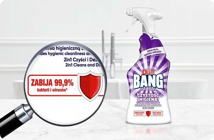 cillit bang power cleaner wybielanie i higiena 750ml spray