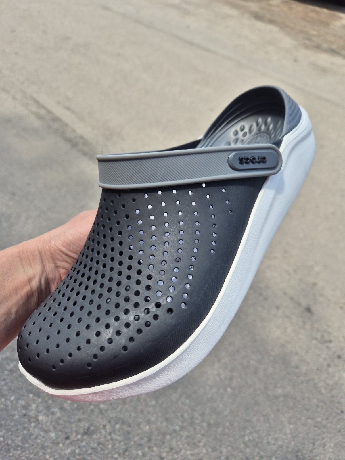 Crocs LiteRide Black/Smoke оригинал