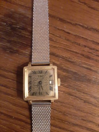 Stary zegarek kolor złoty