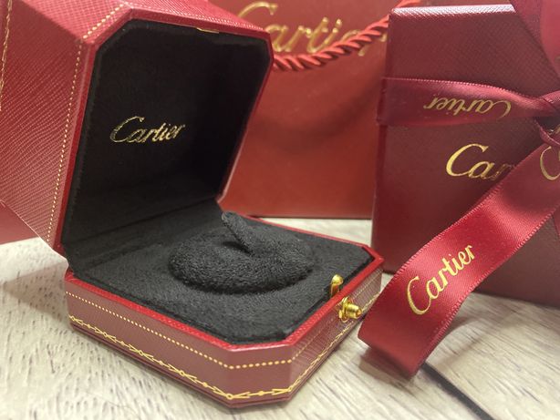 Коробок для кольца Cartier Картье.Новый.Замш внутри