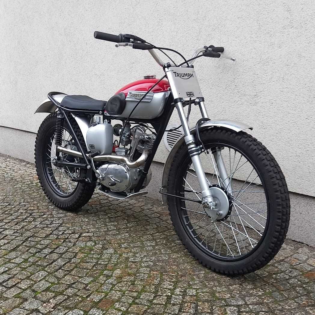 Triumph Tiger cub T20c trial 1957 rok classic trial , pre-65