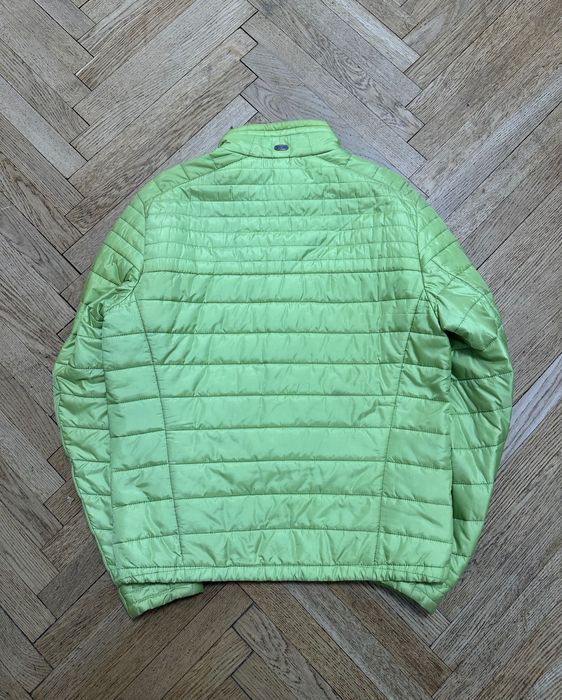 Микро пуховик куртка Hugo Boss М размер салатовый цвет thermore