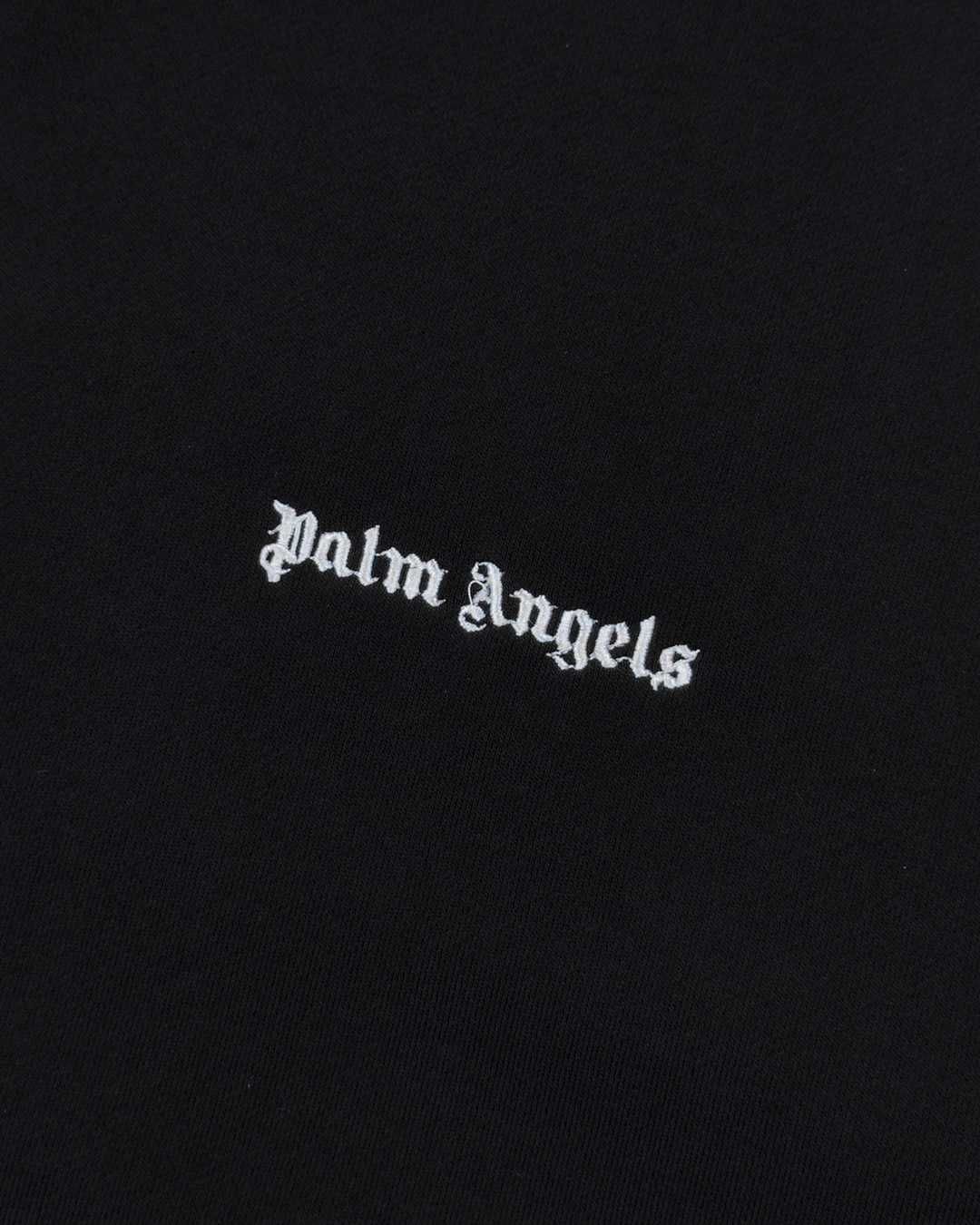 Худі Palm Angels Embroidered Logo Hoodie Black