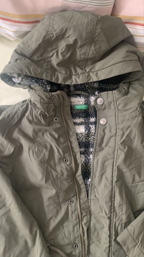 Parka Benetton 10/11 anos