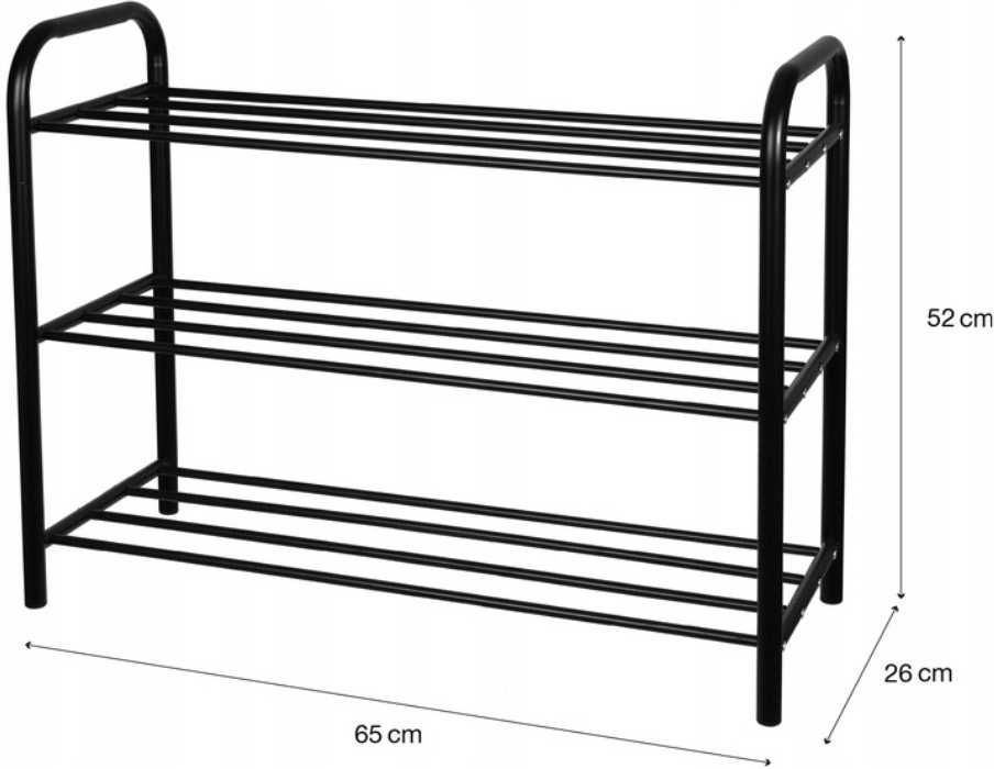 Szafka Na Buty Półka Regał Stojak - SOLIDNA WYTRZYMAŁA 100% METALOWA